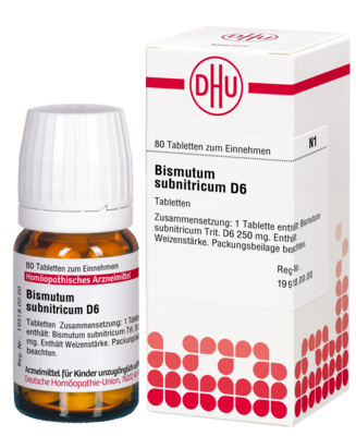 BISMUTUM SUBNITRICUM D 6 Tabletten