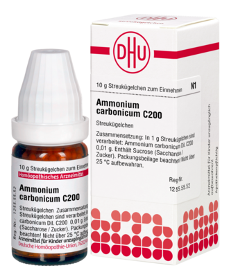 AMMONIUM CARBONICUM C 200 Globuli