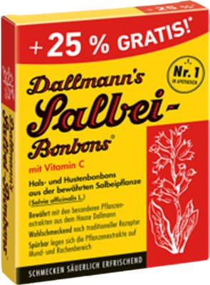 DALLMANN\'S Salbei Bonbons m.Z.+25% Mehrinhalt