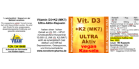 VIT.D3+K2 Ultra Aktiv 10.000 I.E. Kapseln