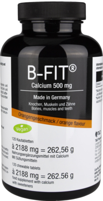 B-FIT Calcium 500 mg Orange Kautabletten